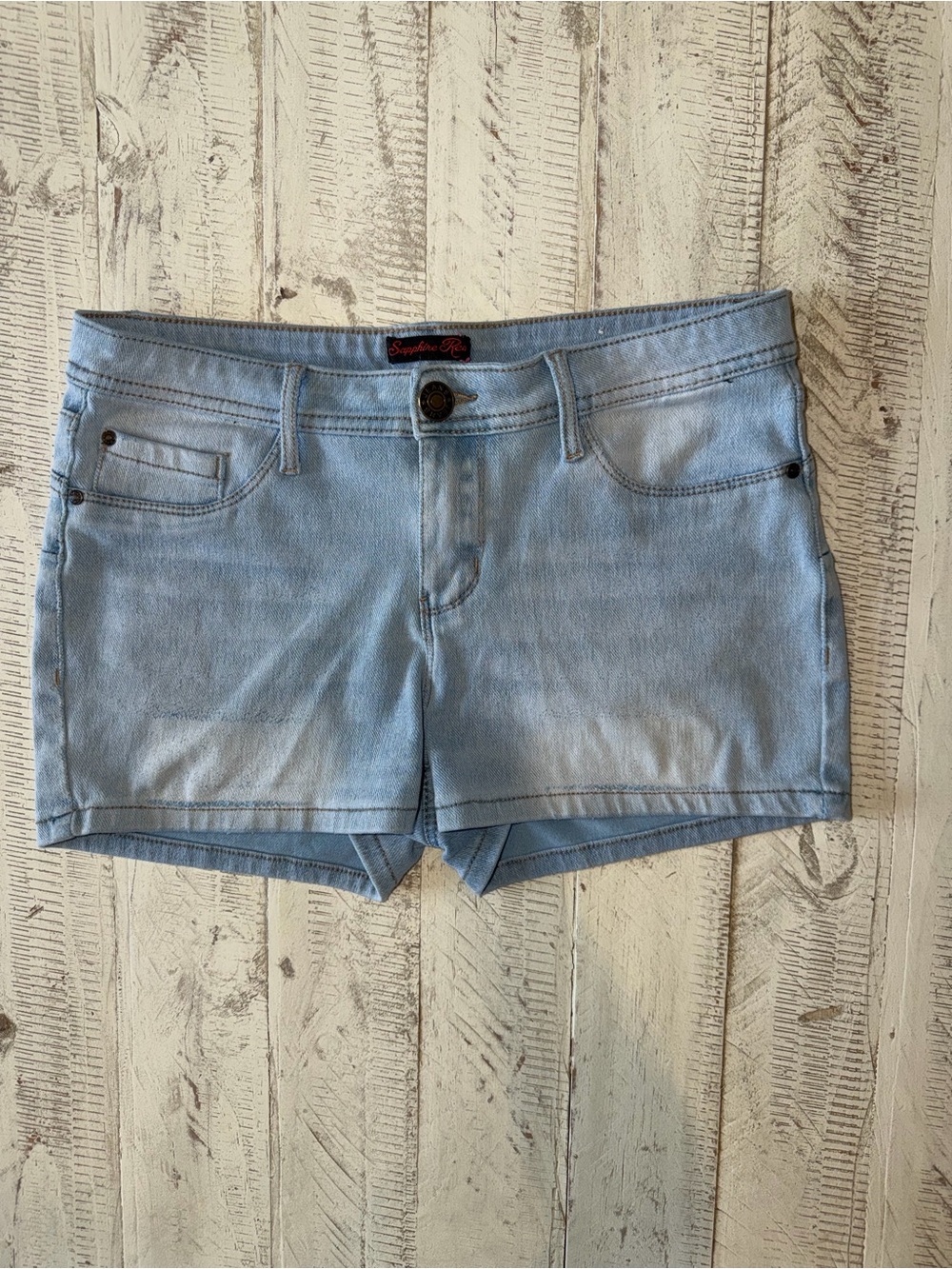 Light Wash Denim Shorts